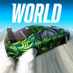 Скачать MOD Drift Max World Мод (Много денег) на Андроид