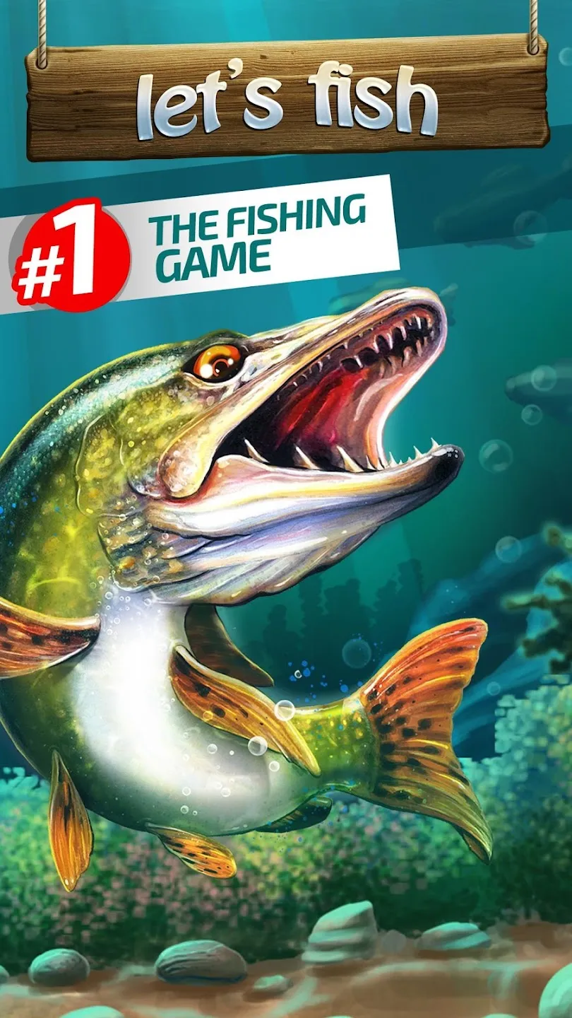 Let's Fish: Симулятор рыбалки [мод: меню] Screenshot 1