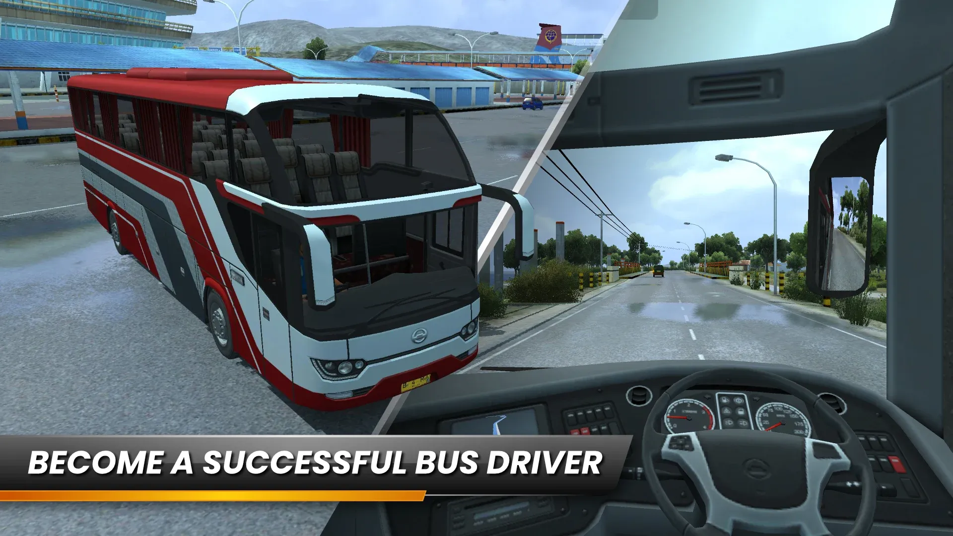Bus Simulator Indonesia v4.5 APK Мод (Много топлива) Screenshot 1 Bus Simulator Indonesia v4.5 APK Мод (Много топлива) Screenshot 1