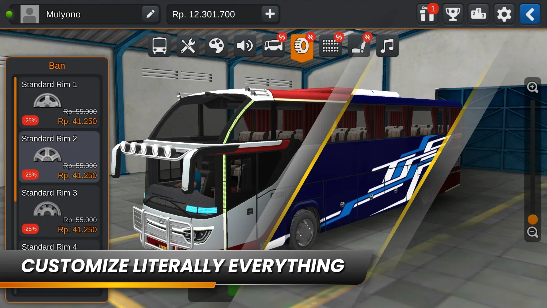 Bus Simulator Indonesia v4.5 APK Мод (Много топлива) Screenshot 3 Bus Simulator Indonesia v4.5 APK Мод (Много топлива) Screenshot 3