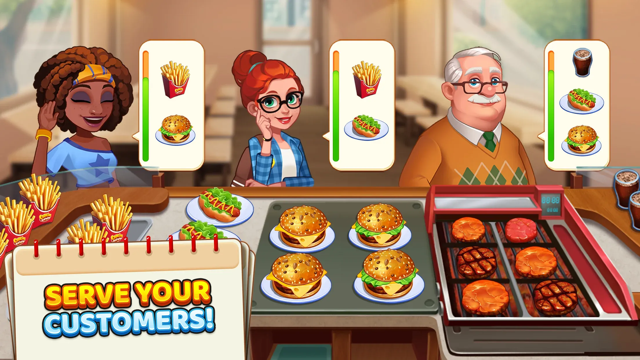 Кулинарное Безумие v3.2.3 APK Мод (Много денег) Screenshot 1 Кулинарное Безумие v3.2.3 APK Мод (Много денег) Screenshot 1