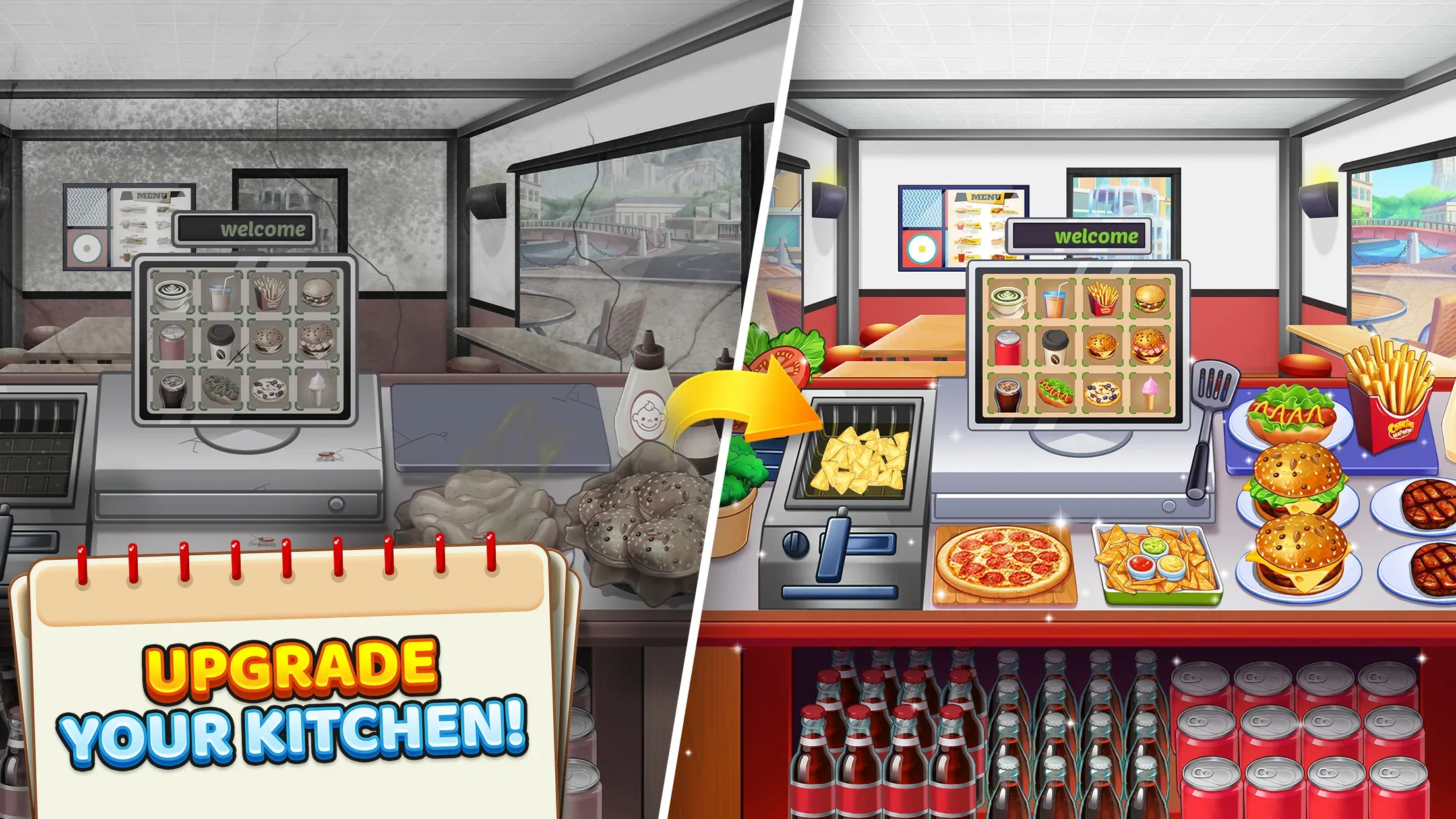Кулинарное Безумие v3.2.3 APK Мод (Много денег) Screenshot 4 Кулинарное Безумие v3.2.3 APK Мод (Много денег) Screenshot 4