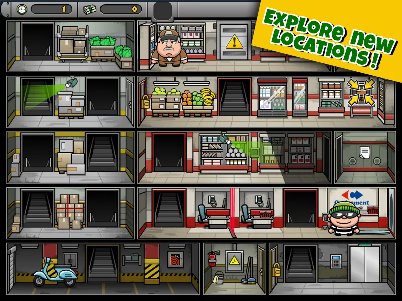 Bob The Robber 4 v3.1.3 APK Мод (Всё открыто) Screenshot 2 Bob The Robber 4 v3.1.3 APK Мод (Всё открыто) Screenshot 2
