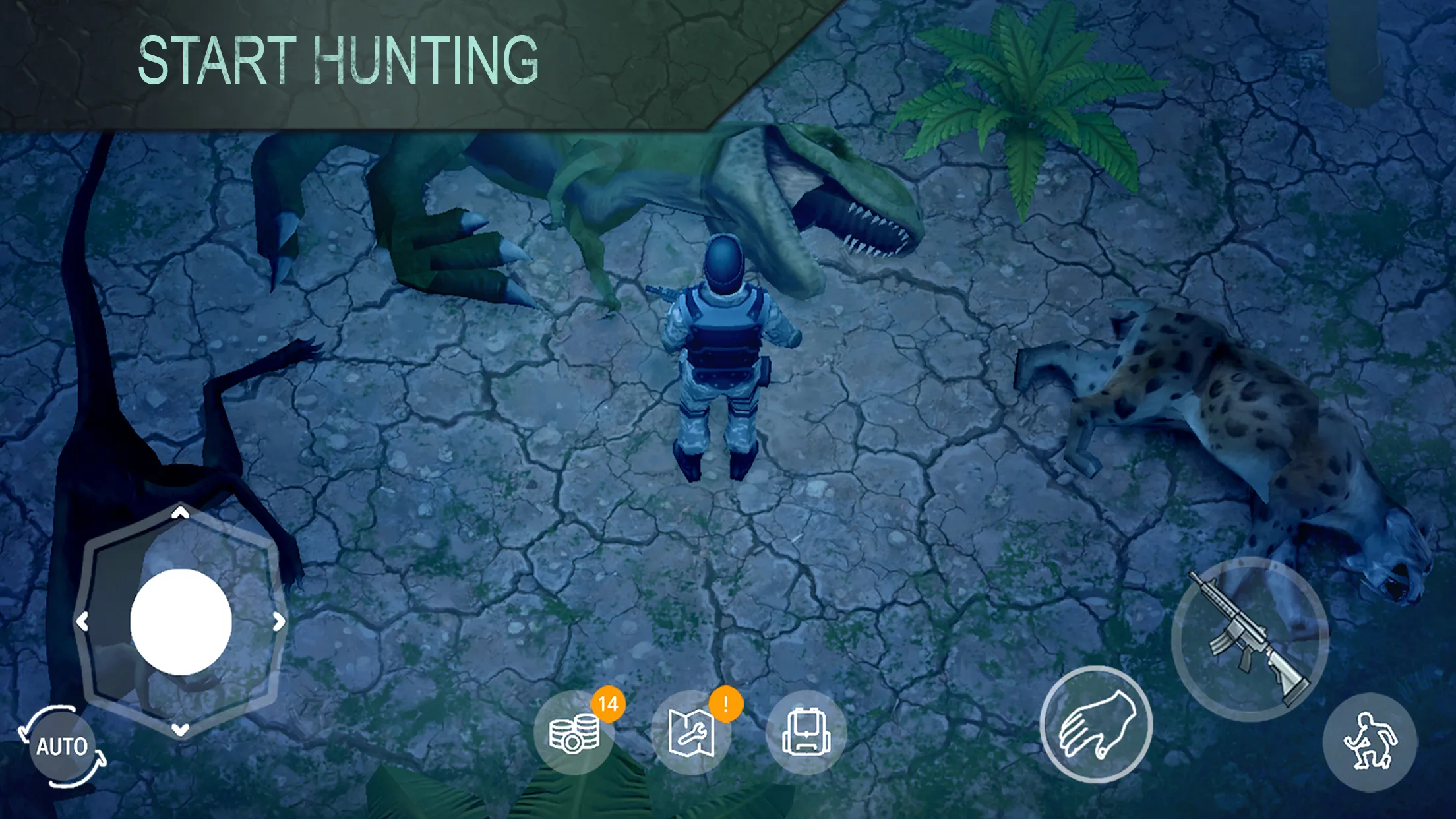 Jurassic Survival v2.7.8 APK Мод (Меню, Один удар, Бесплатный крафт) Screenshot 2