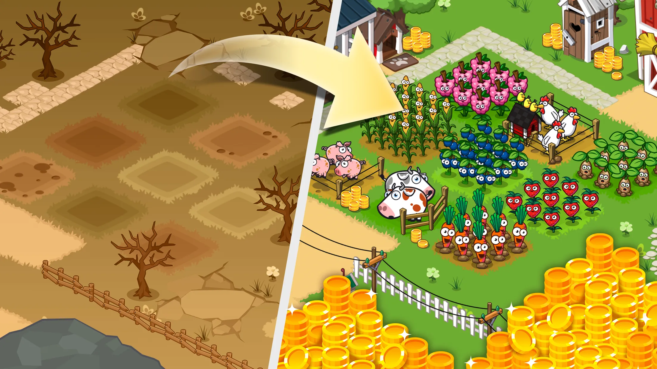 Idle Farming Empire v1.48.6 APK Мод (Много денег) Screenshot 1 Idle Farming Empire v1.48.6 APK Мод (Много денег) Screenshot 1