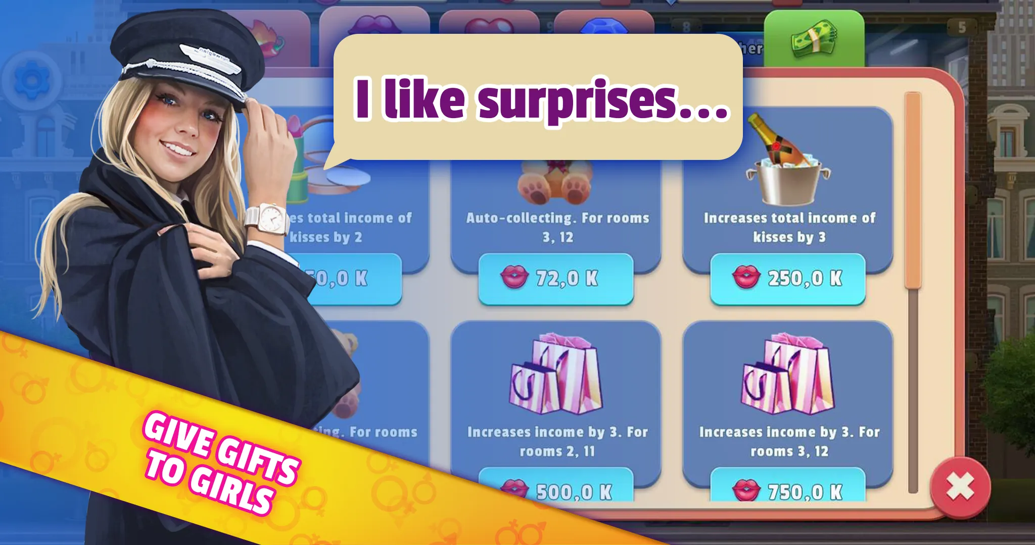 Idle Girls v1.94 APK Мод (Бесплатные покупки) Screenshot 2