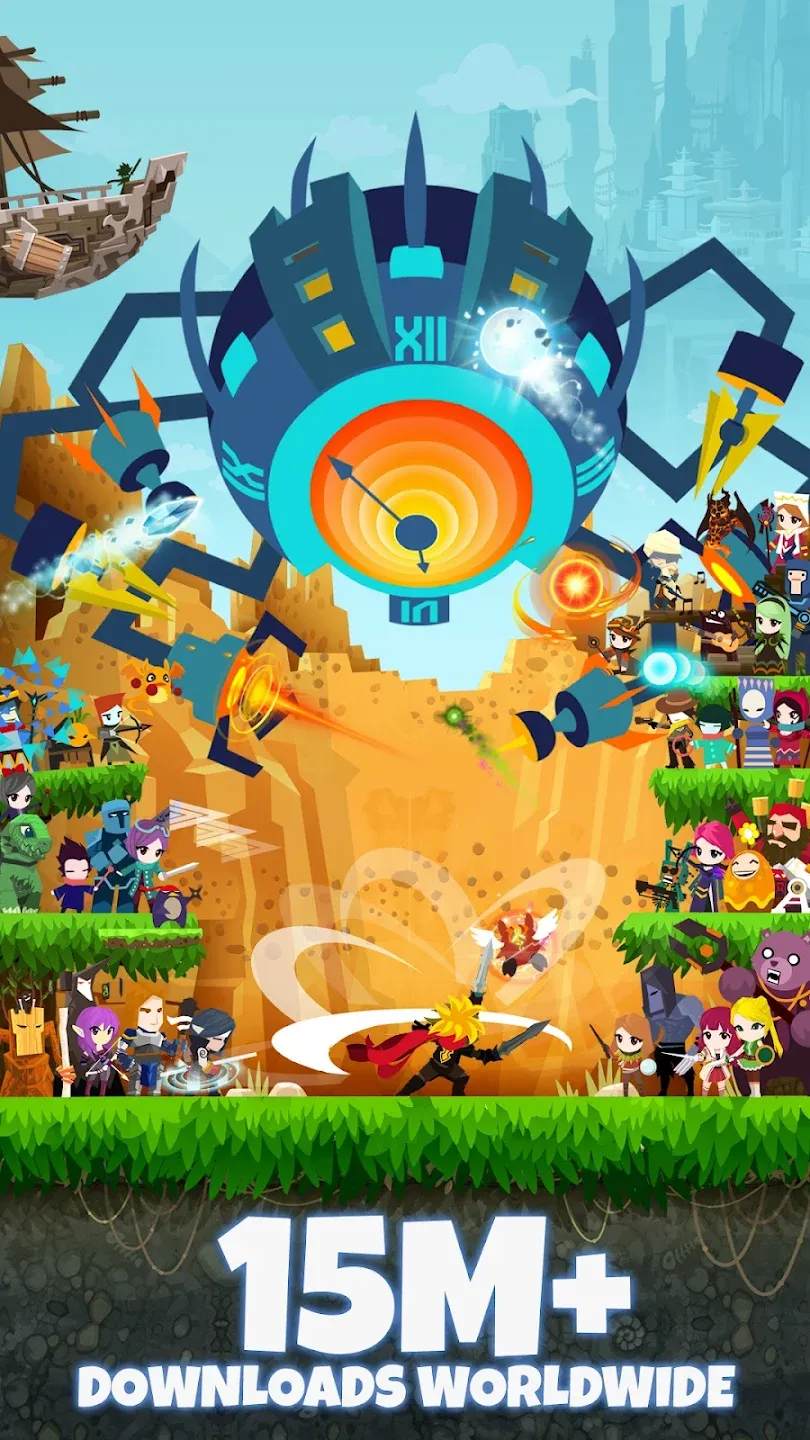 Убийца Титанов 2 (Tap Titans 2) v7.22.1 APK Мод (Мега Меню, Много денег, Мана, VIP) Screenshot 1