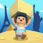 Скачать взломанную версию Idle Landmark Tycoon [мод: много денег] на Андроид