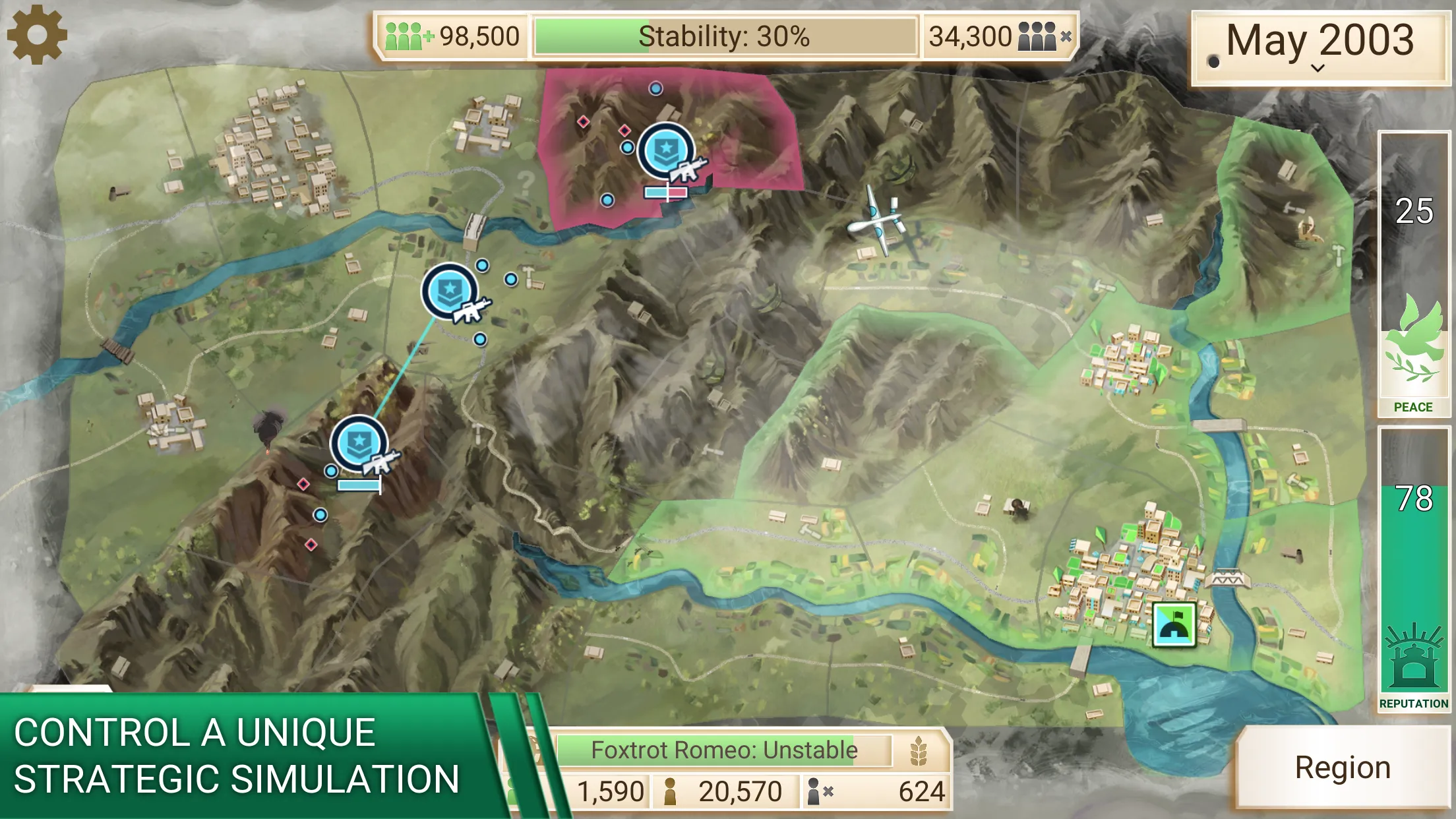Rebel Inc. v1.18.3 APK Мод (Всё открыто, Premium) Screenshot 2 Rebel Inc. v1.18.3 APK Мод (Всё открыто, Premium) Screenshot 2
