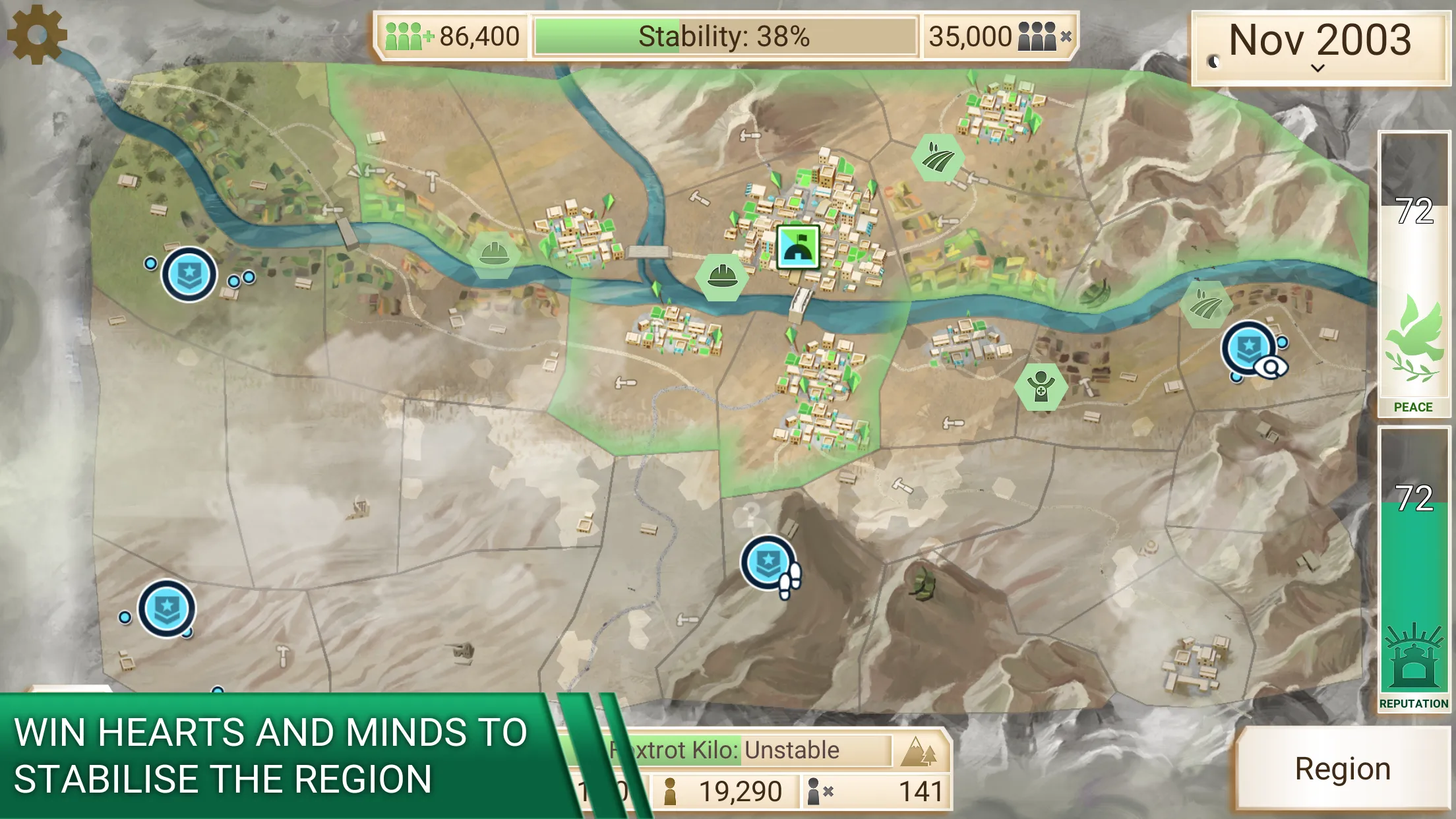Rebel Inc. v1.18.3 APK Мод (Всё открыто, Premium) Screenshot 4 Rebel Inc. v1.18.3 APK Мод (Всё открыто, Premium) Screenshot 4