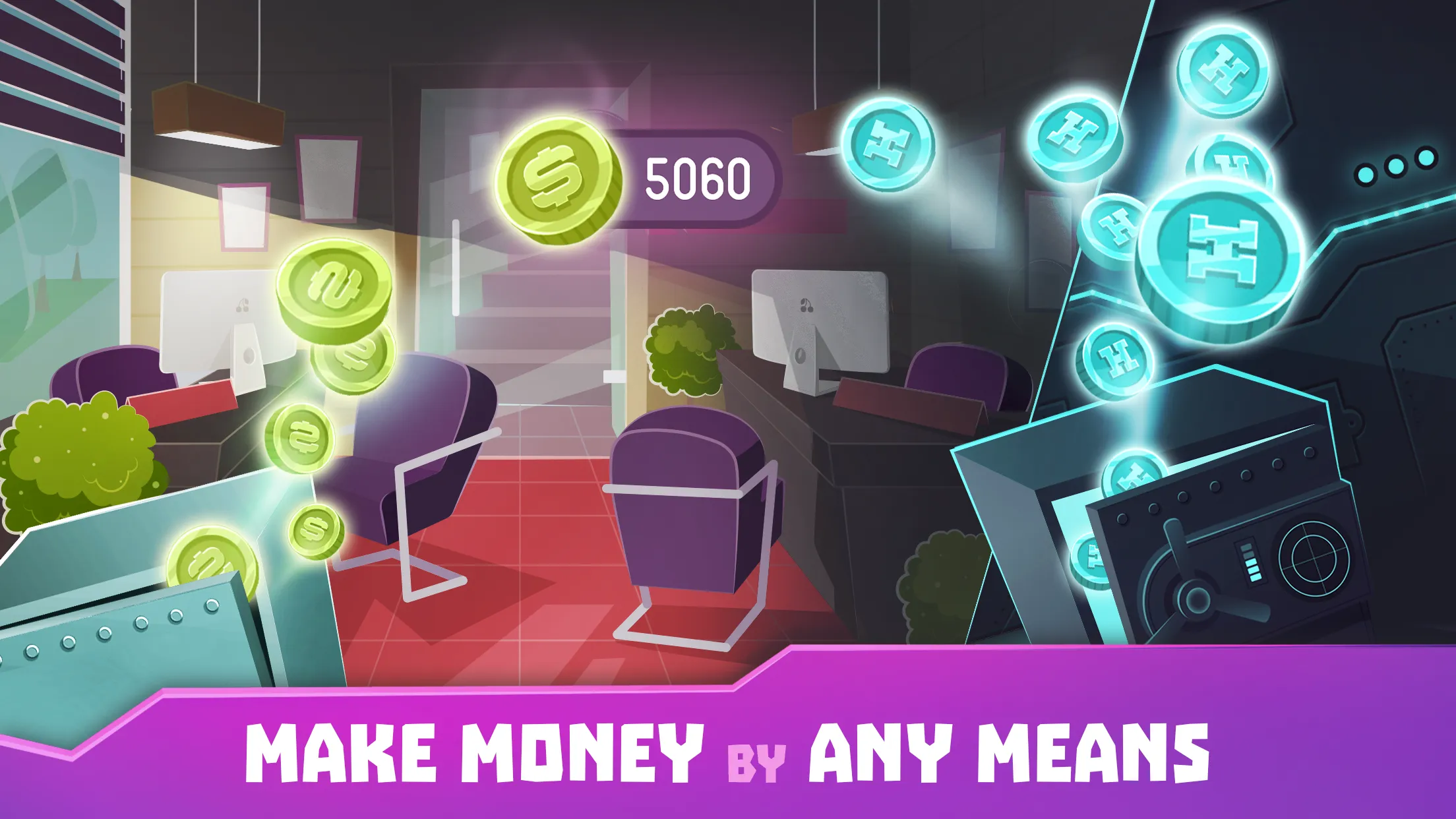 Хакер: симулятор жизни магната v2.5.6 APK Мод (Много денег, VIP) Screenshot 3