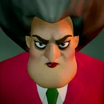 Скачать взломанную версию Страшный Учитель 3D Мод (Меню, Много денег) на Андроид