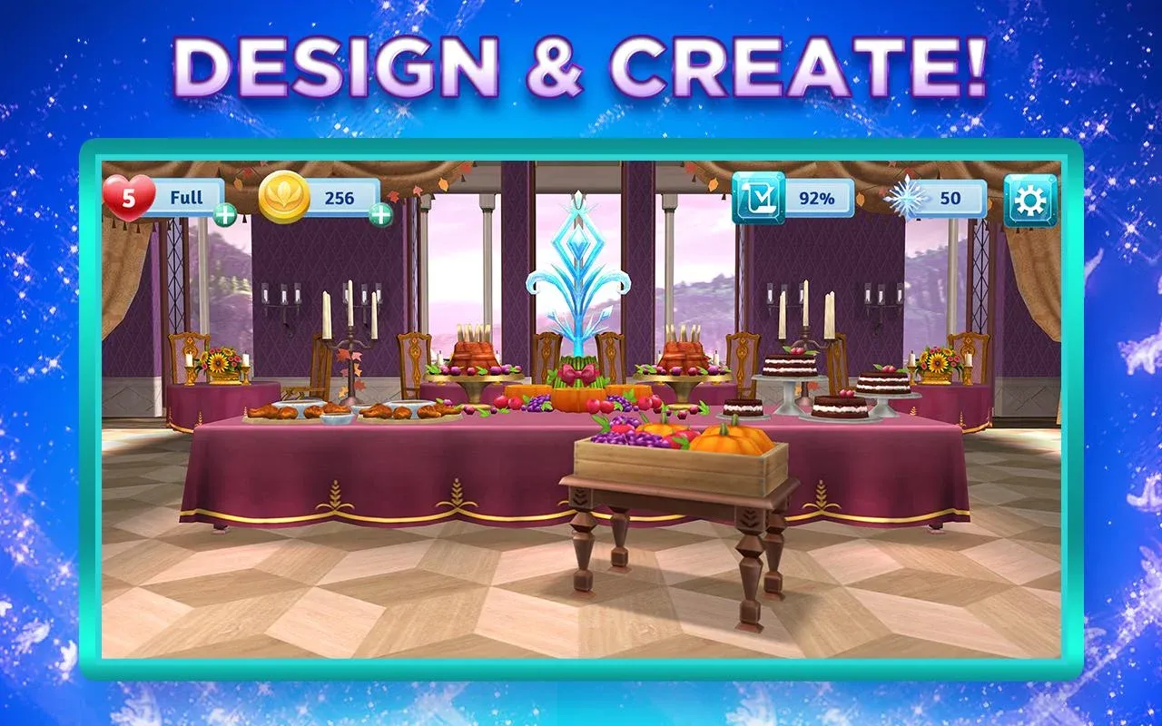 Disney: Холодные приключения v57.00.05 APK Мод (Меню, Много жизней и бустеров) Screenshot 2