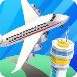Взломанная Idle Airport Tycoon Мод (Меню, Много денег, Скорость) на Андроид