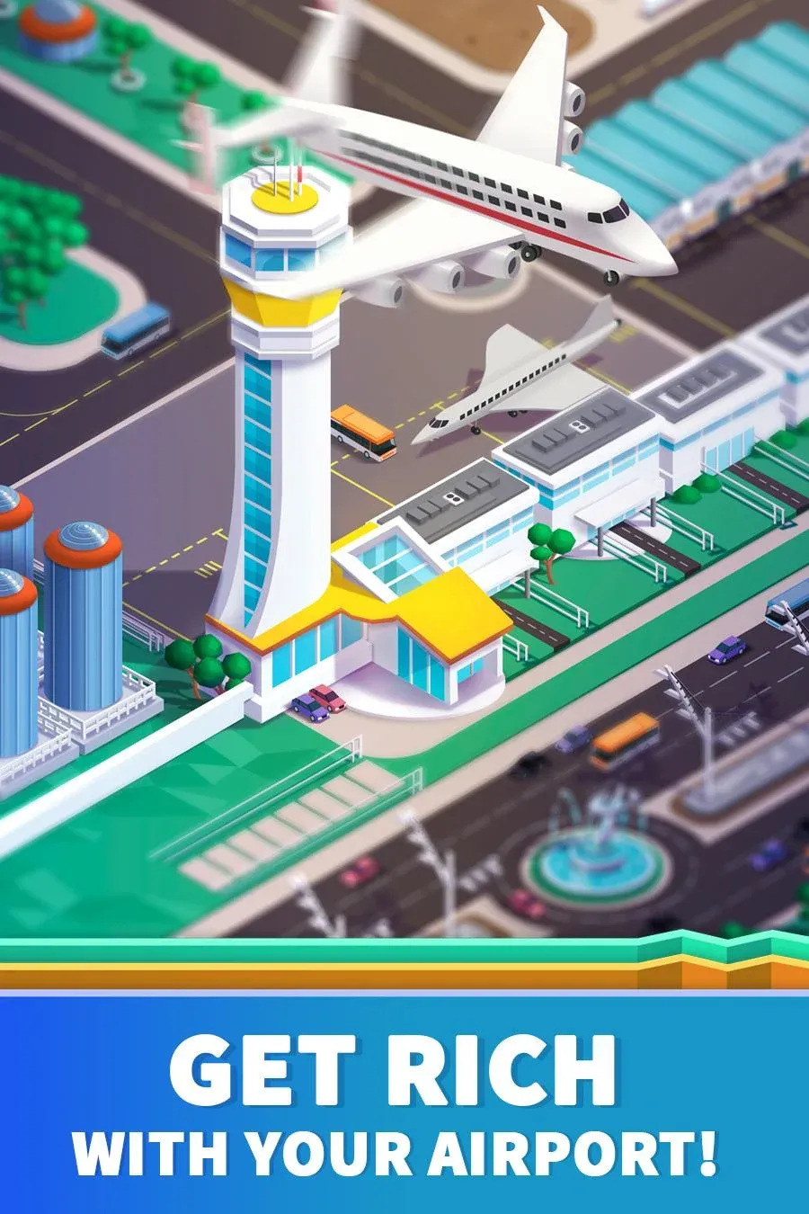 Idle Airport Tycoon v1.51 APK Мод (Меню, Много денег, Скорость) Screenshot 2 Idle Airport Tycoon v1.51 APK Мод (Меню, Много денег, Скорость) Screenshot 2