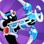 Скачать взломанную версию Stickfight Archer Мод (Много денег) на Андроид