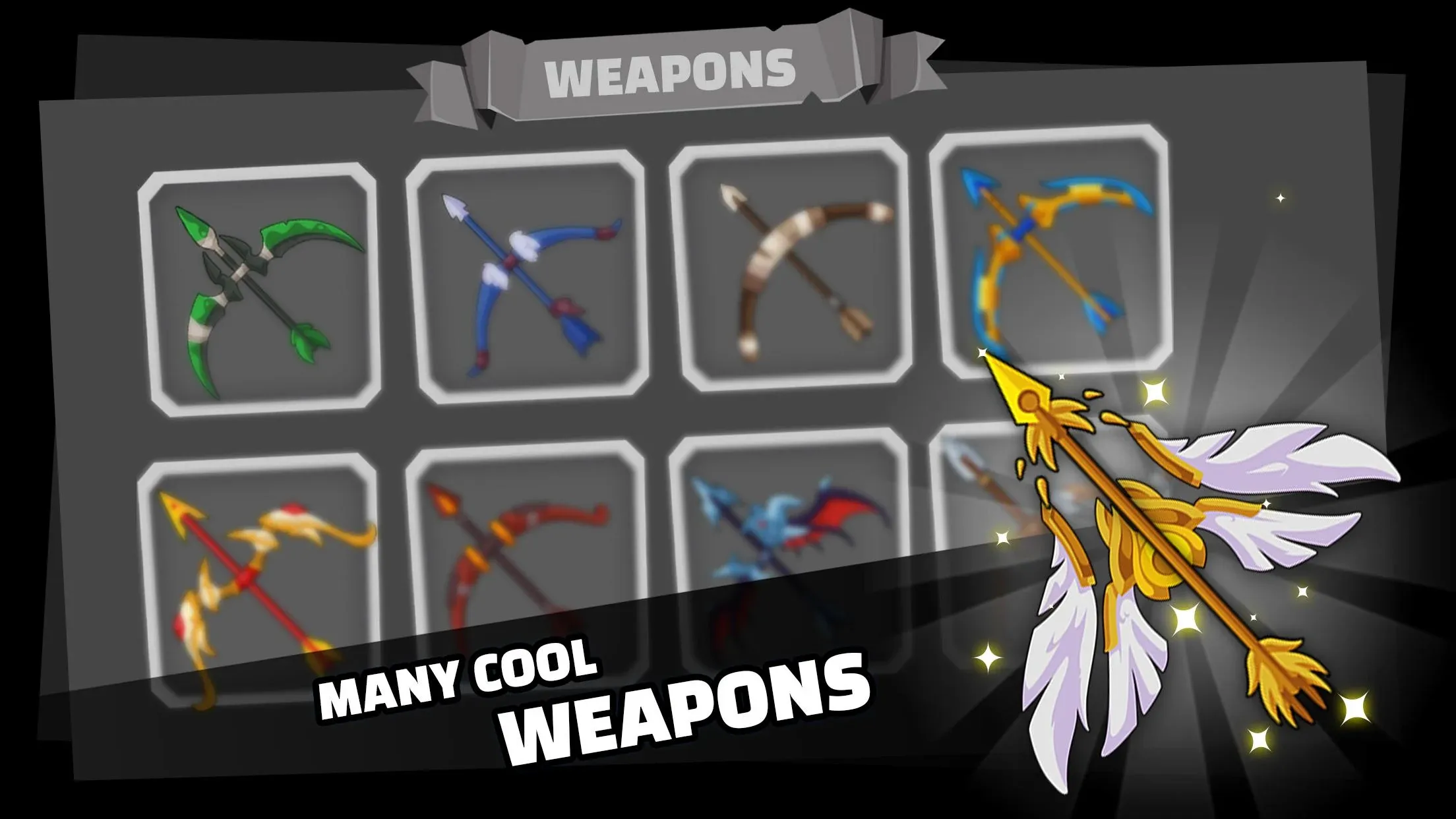 Stickfight Archer v1.77 APK Мод (Много денег) Screenshot 3