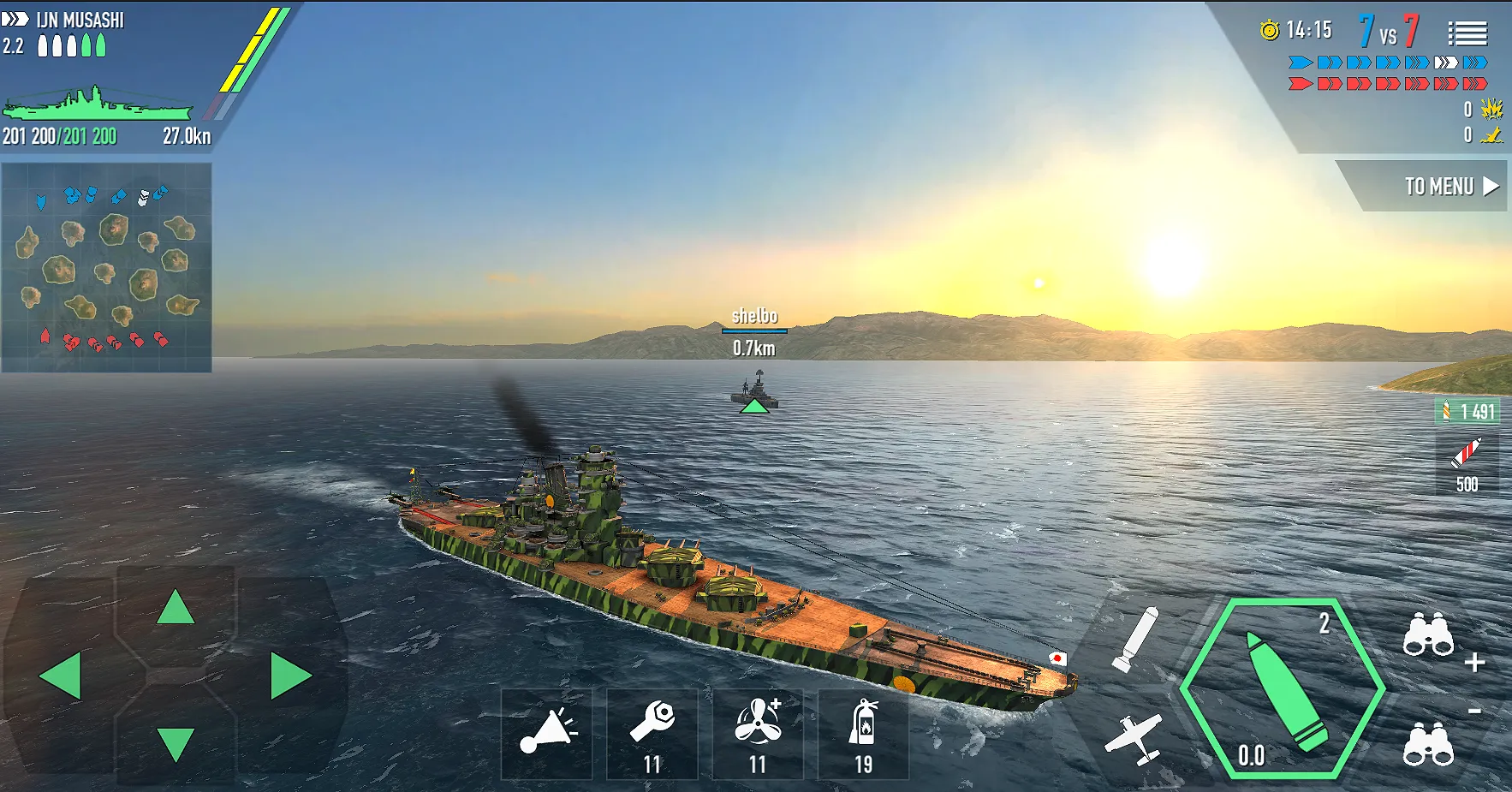Battle of Warships: Online v1.74.12 APK Мод (Много денег) Screenshot 3