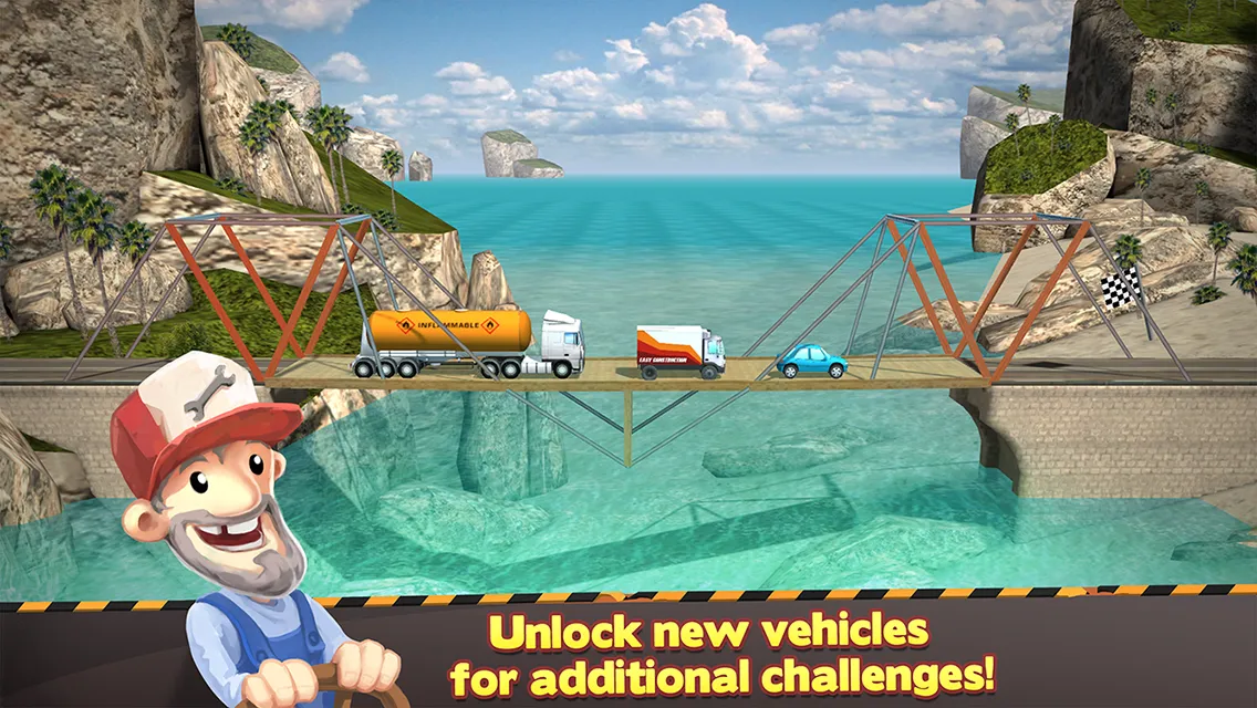Мост конструктор v14.0 APK Мод (Много денег) Screenshot 2 Мост конструктор v14.0 APK Мод (Много денег) Screenshot 2