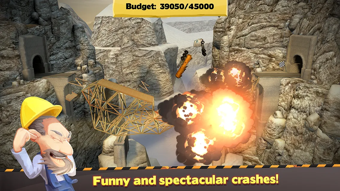 Мост конструктор v14.0 APK Мод (Много денег) Screenshot 3 Мост конструктор v14.0 APK Мод (Много денег) Screenshot 3