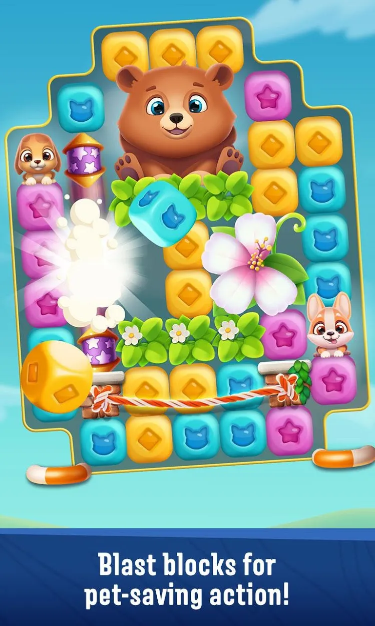 Pet Rescue Puzzle Saga v1.10.5 APK Screenshot 1