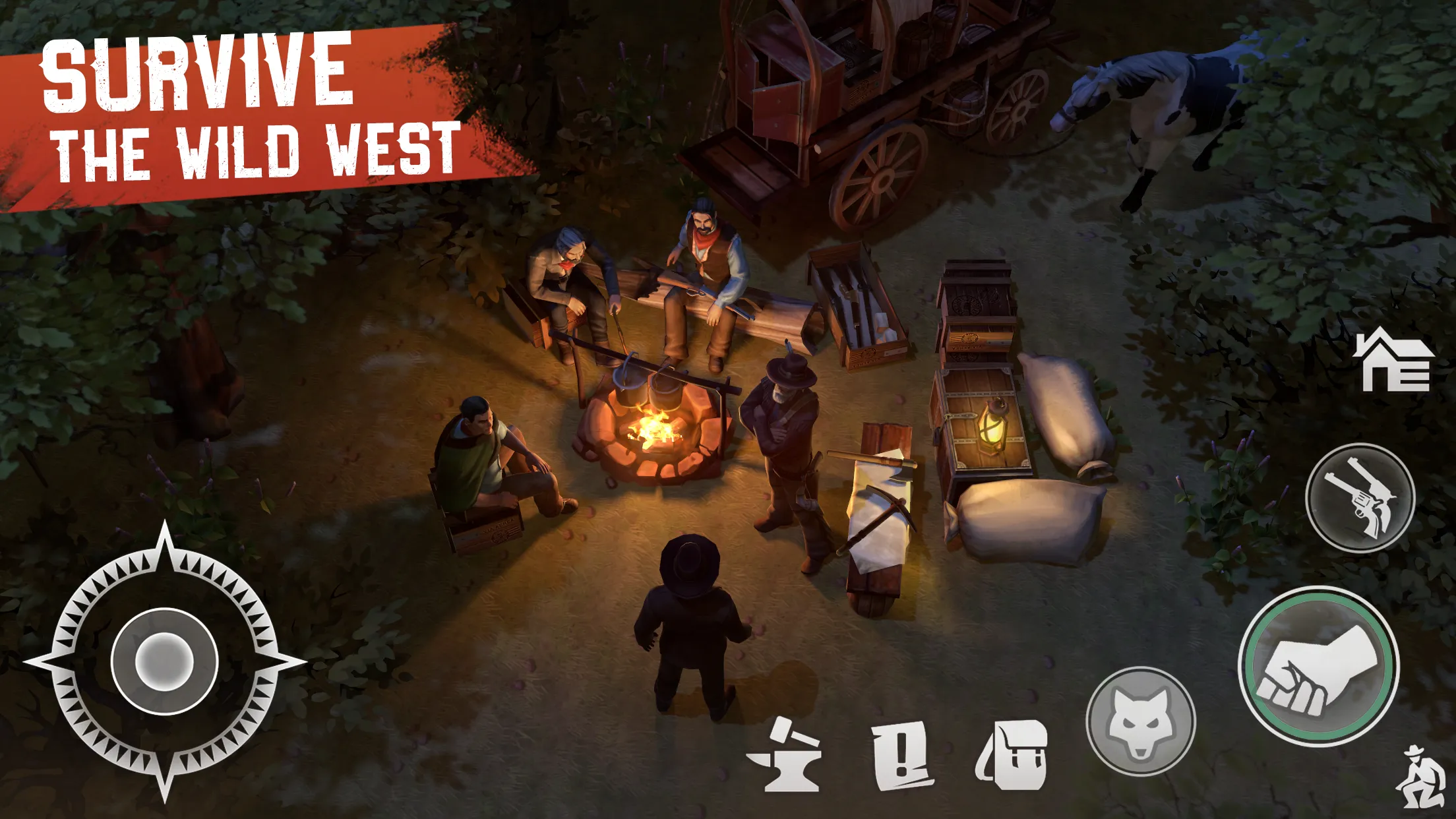 Westland Survival: Вестерн RPG v11.5.2 APK Мод (Меню, Разблокирован VIP, Режим бога) Screenshot 3