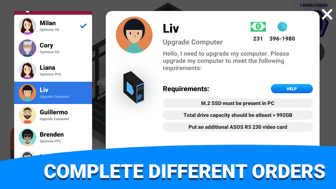 PC Creator v6.5.0 APK Мод (Бесплатные покупки) Screenshot 3 PC Creator v6.5.0 APK Мод (Бесплатные покупки) Screenshot 3