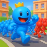 Взломанная Crowd City Мод (Меню, Топ 1, Безлимитное время, Скины) на Андроид
