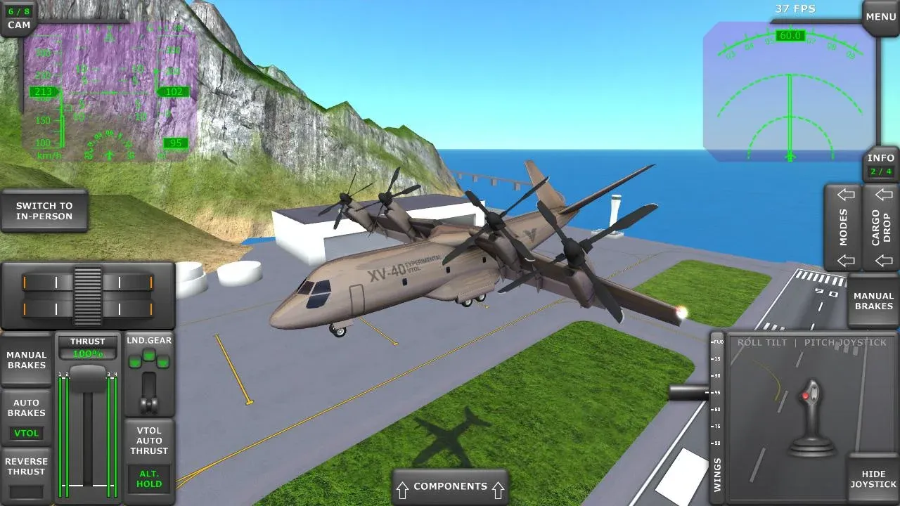 Turboprop Flight Simulator v1.34.1 APK Мод (Много денег) Screenshot 4