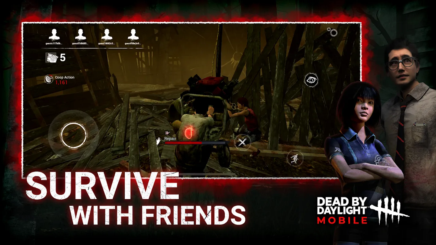 Dead by Daylight Mobile v5.4.1024 APK Мод (Меню, FOV, Shadow Cham, World Cham) Screenshot 4