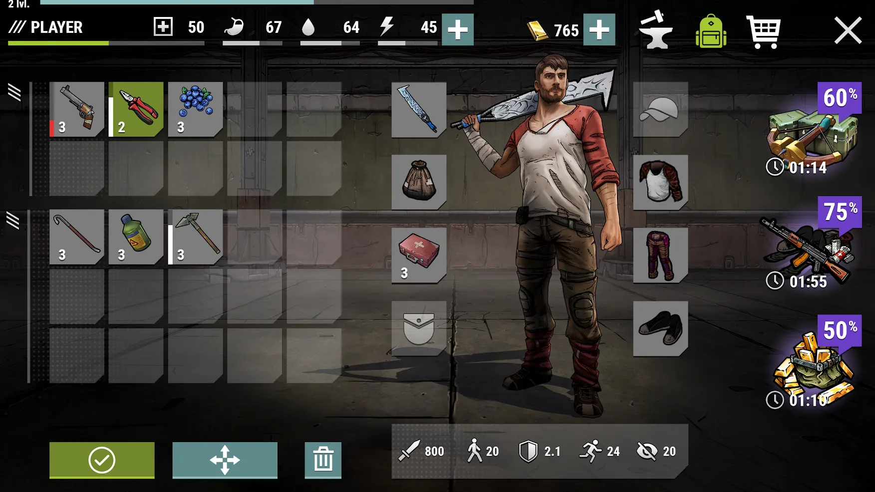 Dark Days: Зомби выживание [мод: много денег] Screenshot 5