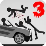 Взломанная Stickman Destruction 3 Heroes [мод: много денег] на Андроид