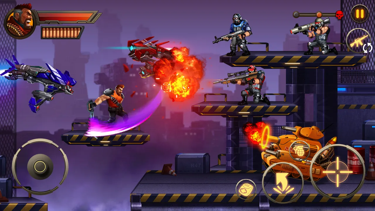 Metal Squad: Shooting Game [мод: много денег] Screenshot 3