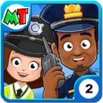 Взломанная My Town : Полиция на Андроид