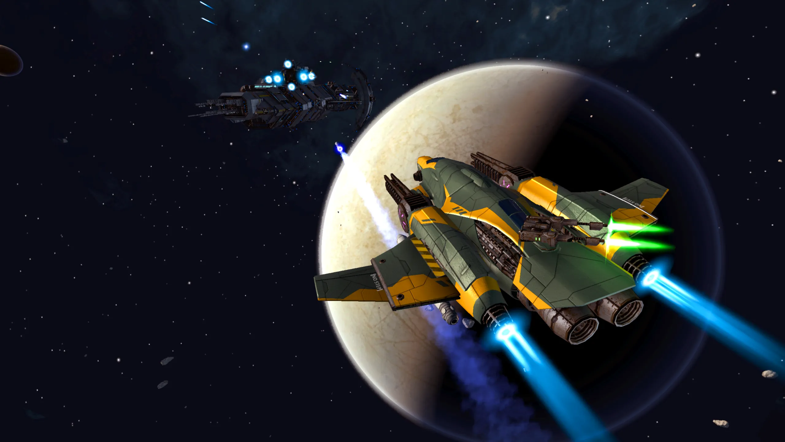 Space Commander: War and Trade v1.7 APK Мод (Много навыков) Screenshot 1