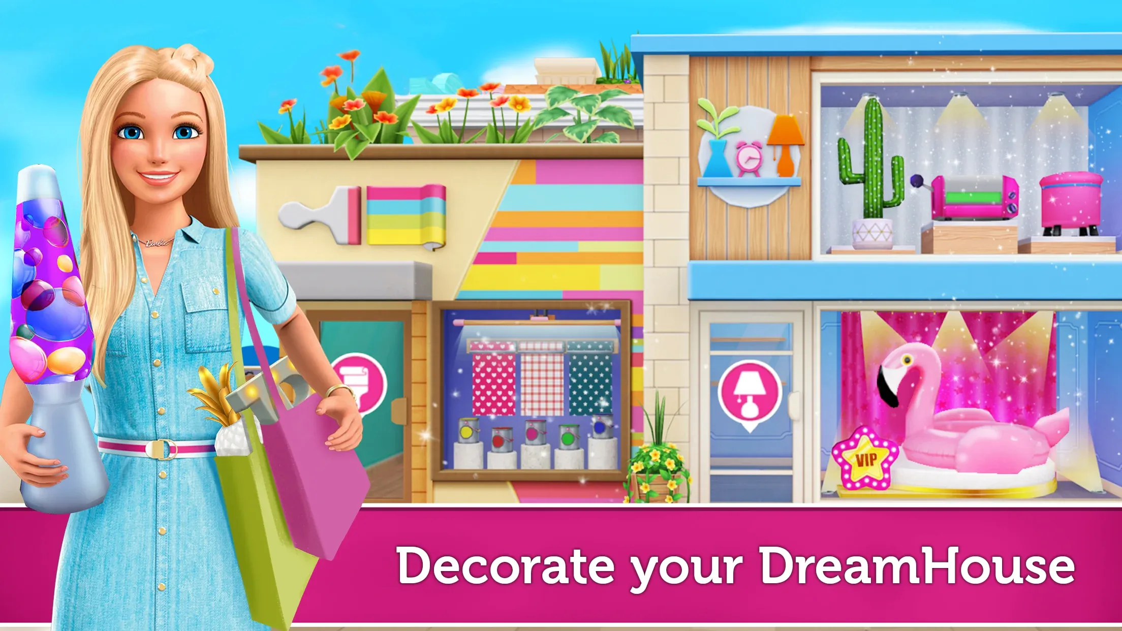Barbie Dreamhouse Adventures v2026.3.0 APK Мод (Меню, VIP, Бесплатный шопинг) Screenshot 1 Barbie Dreamhouse Adventures v2026.3.0 APK Мод (Меню, VIP, Бесплатный шопинг) Screenshot 1