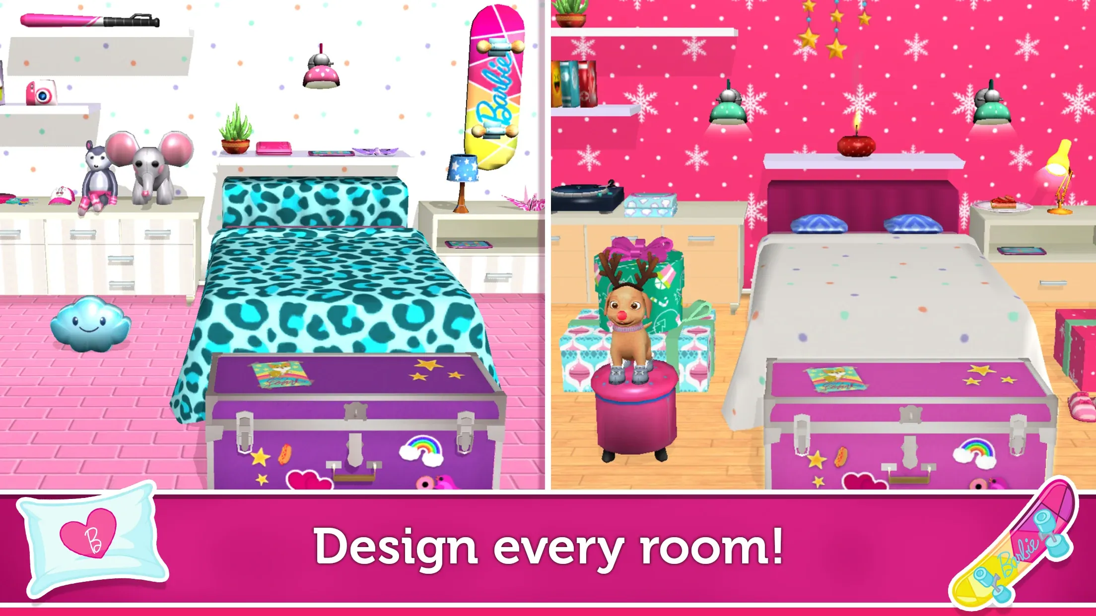 Barbie Dreamhouse Adventures v2026.3.0 APK Мод (Меню, VIP, Бесплатный шопинг) Screenshot 3 Barbie Dreamhouse Adventures v2026.3.0 APK Мод (Меню, VIP, Бесплатный шопинг) Screenshot 3