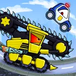 Скачать MOD Car Eats Car 3: Хищные Машины Мод (Много денег) на Андроид