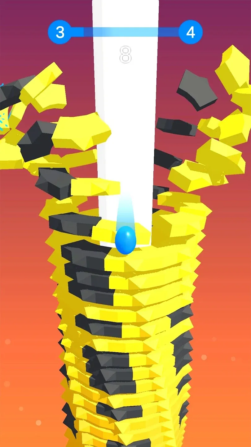Stack Ball - сломай платформы v1.2.28 APK Мод (Режим бога) Screenshot 2 Stack Ball - сломай платформы v1.2.28 APK Мод (Режим бога) Screenshot 2