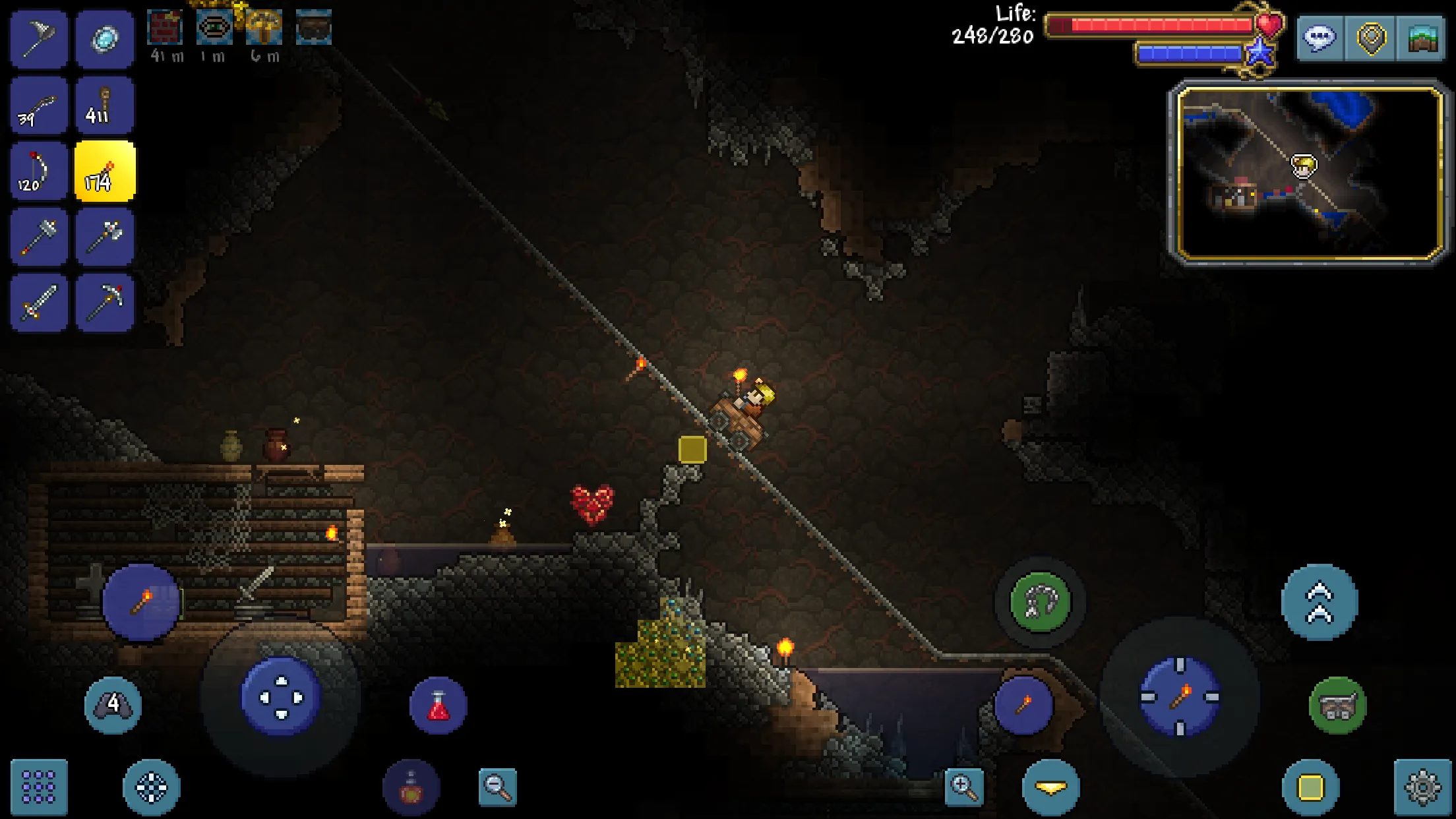 Terraria v1.4.5.6.4 APK Мод (Меню, Неограниченные предметы, Бессмертие) Screenshot 5
