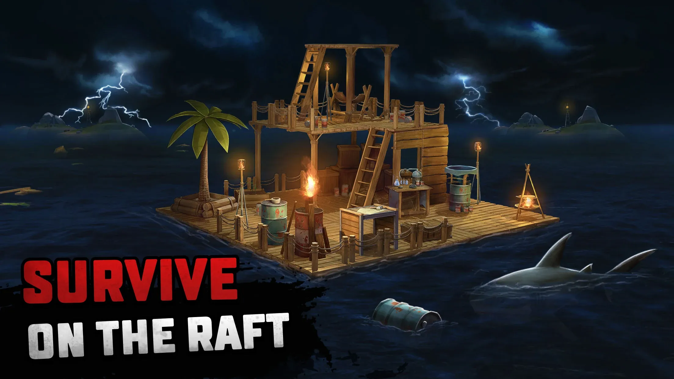 Raft® Survival: Ocean Nomad v2.9.1 APK Мод (Мега Меню, Режим бога, Бесплатные покупки) Screenshot 1 Raft® Survival: Ocean Nomad v2.9.1 APK Мод (Мега Меню, Режим бога, Бесплатные покупки) Screenshot 1