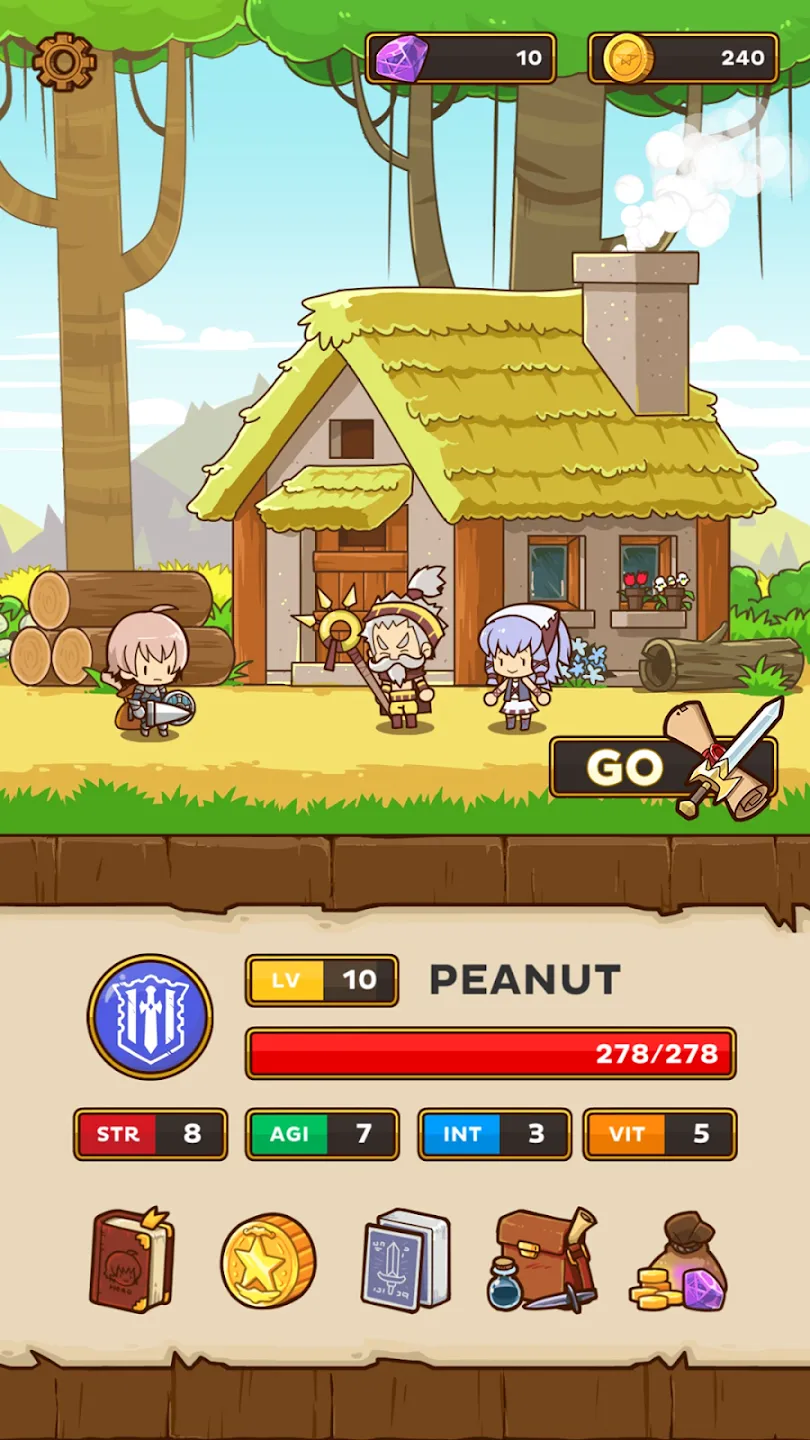 Postknight v2.2.56 APK Мод (Меню, Множитель урона и скорости, Режим бога) Screenshot 1