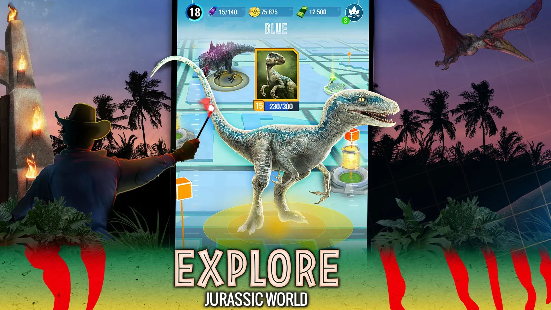 Jurassic World К жизни v3.19.68 APK Мод (Меню, Бесконечная энергия, VIP) Screenshot 2