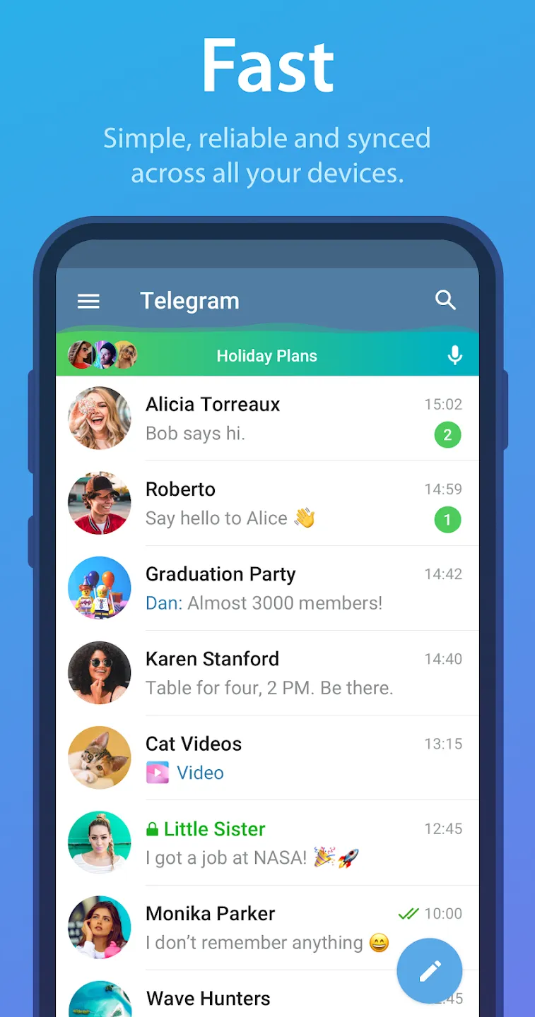 Telegram v12.7.3 APK Мод (Всё открыто, Premium) Screenshot 1 Telegram v12.7.3 APK Мод (Всё открыто, Premium) Screenshot 1
