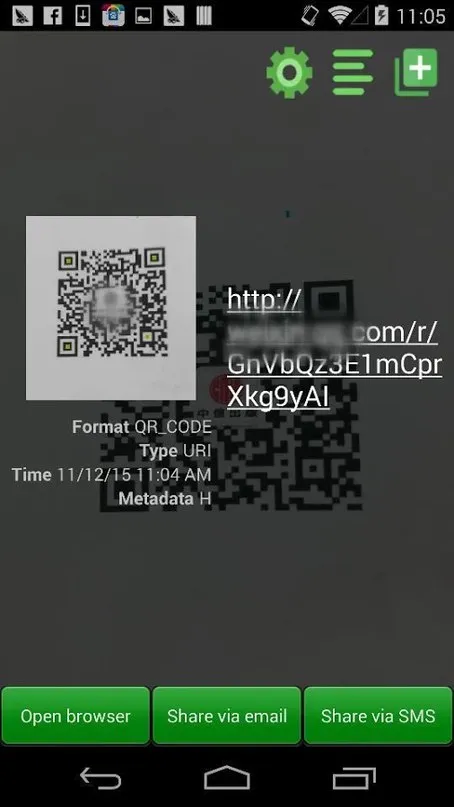 QR сканер штрих-кода Screenshot 3 QR сканер штрих-кода Screenshot 3