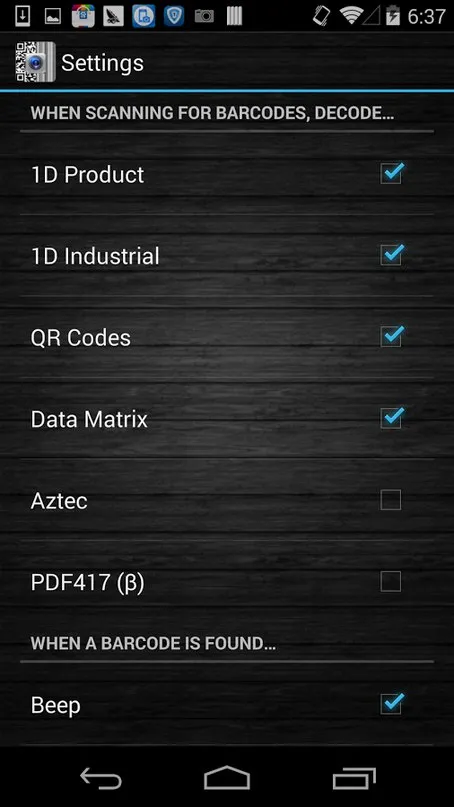 QR сканер штрих-кода Screenshot 4 QR сканер штрих-кода Screenshot 4