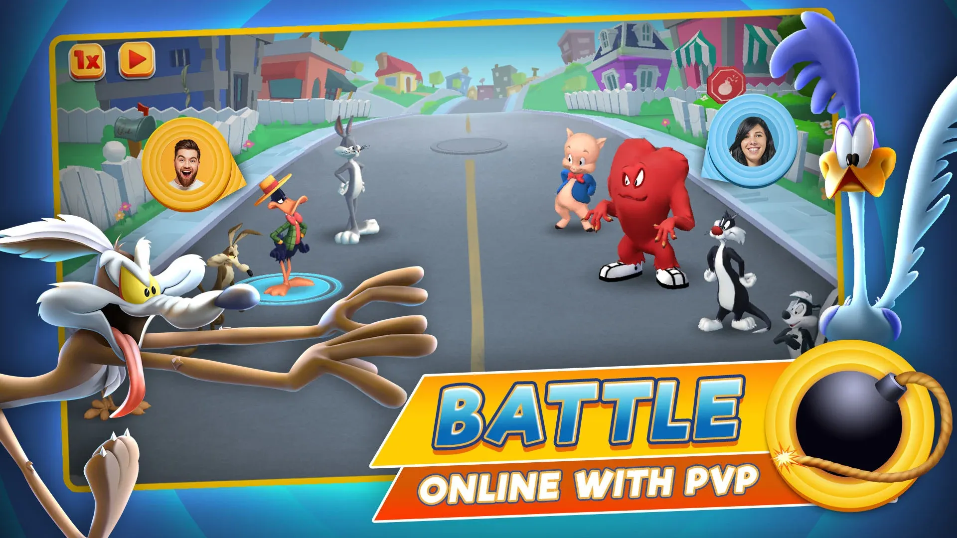 Looney Tunes™ БЕЗУМНЫЙ МИР v63.0.1 APK Мод (Меню, Скиллы без кулдауна) Screenshot 3 Looney Tunes™ БЕЗУМНЫЙ МИР v63.0.1 APK Мод (Меню, Скиллы без кулдауна) Screenshot 3
