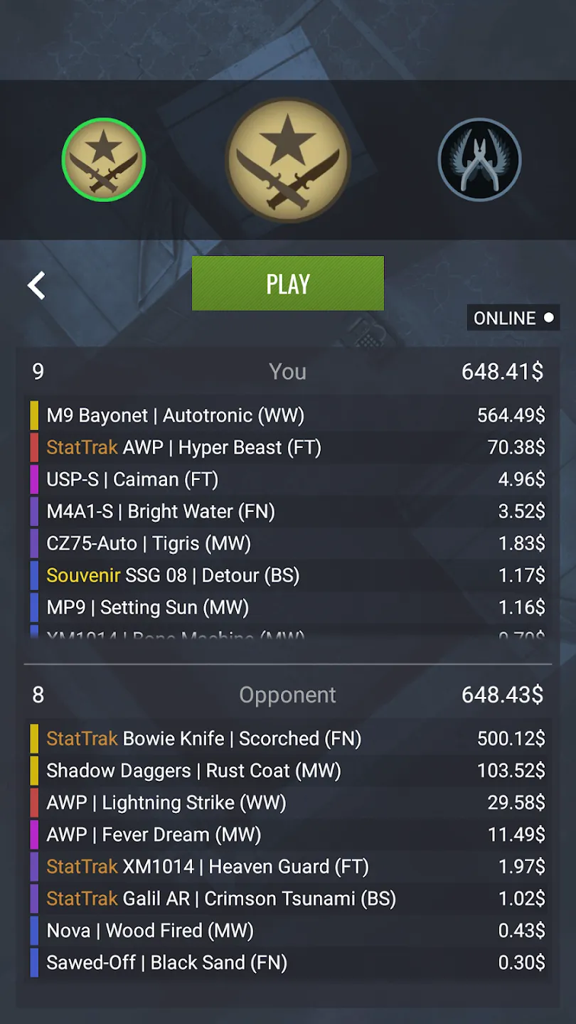 Case Simulator Ultimate CS 2 v11.6 APK Мод (Бесплатные покупки) Screenshot 4 Case Simulator Ultimate CS 2 v11.6 APK Мод (Бесплатные покупки) Screenshot 4
