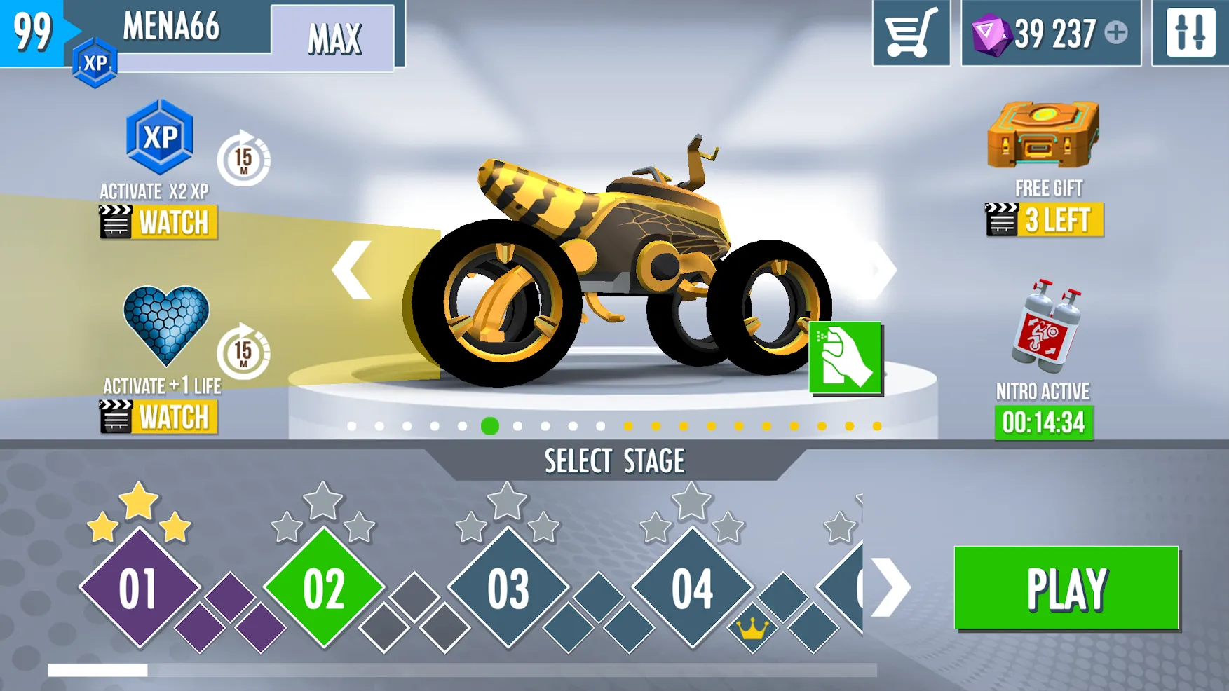 Gravity Rider Zero [мод: всё открыто] Screenshot 5