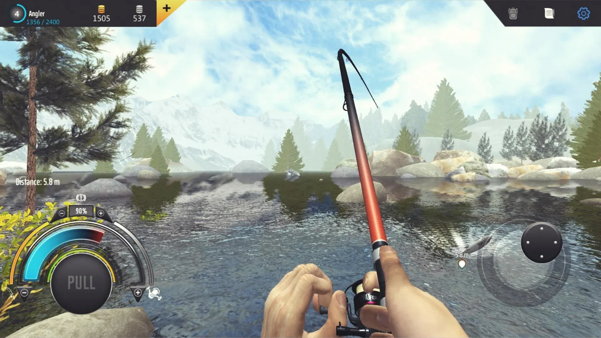 Professional Fishing v1.59 APK Мод (Бесплатные покупки) Screenshot 3